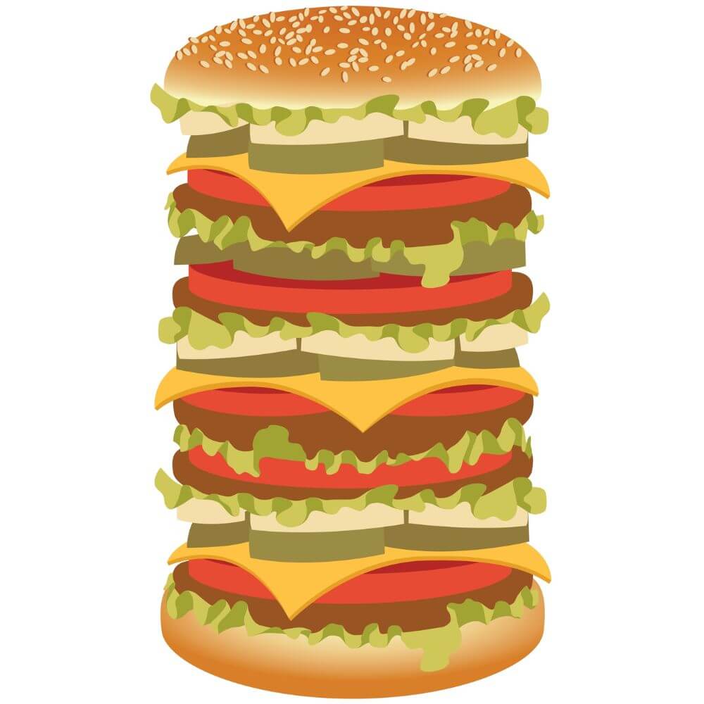 Extra Large Burger